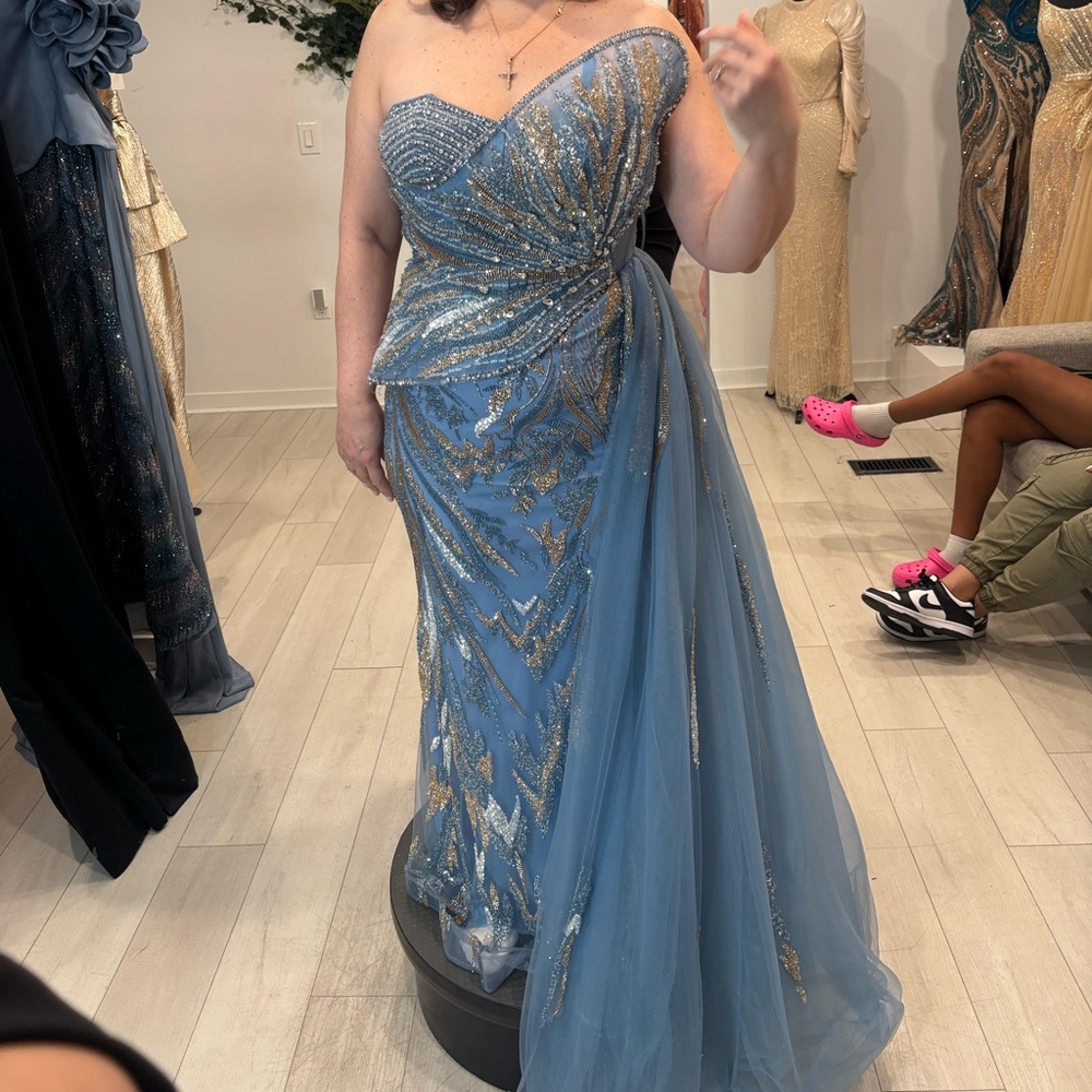 Massoud Couture Beaded Gown